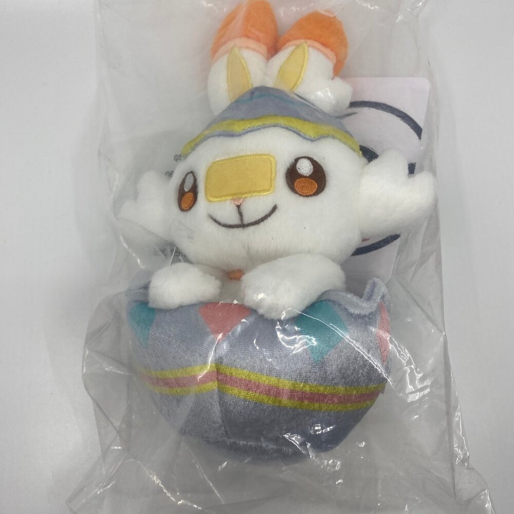 Pokemon Center Scorbunny Happy Spring Plush